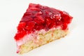 Slice of strawberry pie Royalty Free Stock Photo