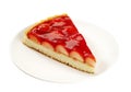 Slice of Strawberry Tart Royalty Free Stock Photo