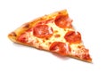 Slice of tasty classic original Pepperoni Pizza Royalty Free Stock Photo