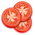 A slice of tomato-vector