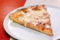 Slice of traditional Italian Margherita pizza Royalty Free Stock Photo