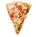 Slice of Vegetarian Pizza Royalty Free Stock Photo