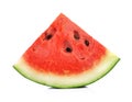 Slice of water melon on a white background Royalty Free Stock Photo