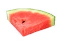 Slice watermelon isolated on white background Royalty Free Stock Photo
