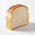 Slice of white bread with a soft, spongy texture and a light, Royalty Free Stock Photo