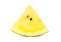 Slice yellow watermelon Royalty Free Stock Photo