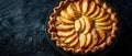 Sliced Apples in Golden Crust: A Symphony of Sweetness. Concept Apple Pie Recipe, Baking Tips, Fall