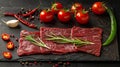 Sliced asian wagyu beef for bbq chinese, japanese, and korean culinary perfection