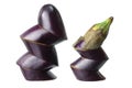 Sliced Aubergines Royalty Free Stock Photo