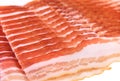 Sliced bacon Royalty Free Stock Photo