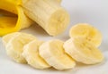 Sliced Banana Royalty Free Stock Photo