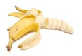 Sliced banana Royalty Free Stock Photo
