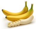 Sliced Banana Royalty Free Stock Photo