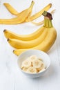 Sliced banana Royalty Free Stock Photo
