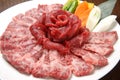 Sliced beef for Korean barbecue