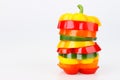 Sliced bell pepper