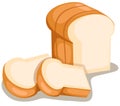 Sliced bread Royalty Free Stock Photo