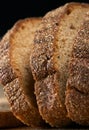 Sliced bread closeup Royalty Free Stock Photo