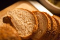 Sliced bread closeup Royalty Free Stock Photo