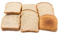 Sliced bread closeup Royalty Free Stock Photo