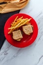 Sliced Bread Hamburger Sliders Royalty Free Stock Photo