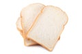 sliced bread isolated on white background Royalty Free Stock Photo