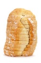 Sliced bread loaf