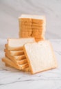 sliced bread stack Royalty Free Stock Photo