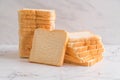 sliced bread stack Royalty Free Stock Photo