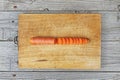 Sliced carrot preparation