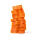 Sliced carrots Royalty Free Stock Photo