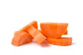 Sliced carrots Royalty Free Stock Photo