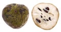 Sliced Cherimoya