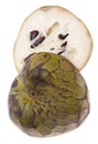 Sliced Cherimoya Royalty Free Stock Photo