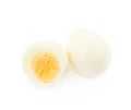 Sliced chicken egg isolated Royalty Free Stock Photo