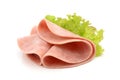 sliced cooked ham