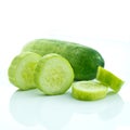 Sliced cucumber Royalty Free Stock Photo