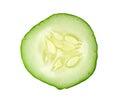 Sliced cucumber