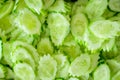 Sliced cucumber Royalty Free Stock Photo