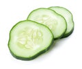 Sliced Cucumber Isolated On White Background Royalty Free Stock Photo