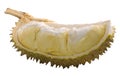 Sliced Durian Isolated Royalty Free Stock Photo