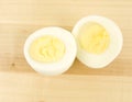 Sliced Egg Close up Royalty Free Stock Photo