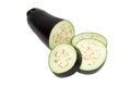 Sliced egg plant Royalty Free Stock Photo