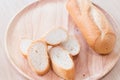 Sliced french bread Royalty Free Stock Photo