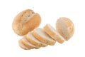 Sliced french bread roll Royalty Free Stock Photo