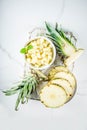 Sliced fresh pineapple Royalty Free Stock Photo