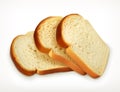 Sliced fresh wheat bread Royalty Free Stock Photo