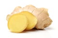 Sliced ginger root