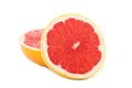 Sliced grapefruit Royalty Free Stock Photo