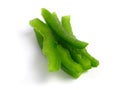 Sliced green pepper Royalty Free Stock Photo